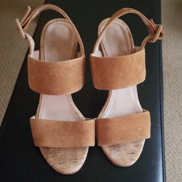 Barneys New York Shoes - Nude cork heels barneys newyork
